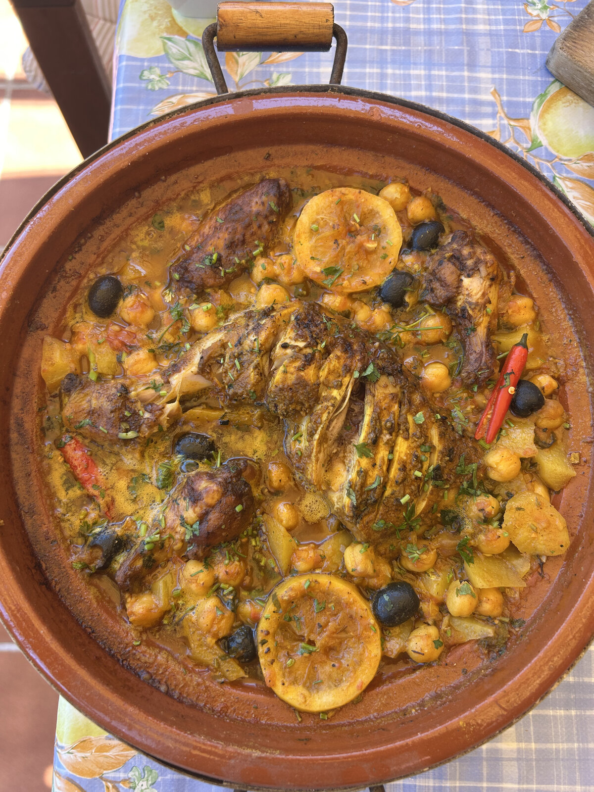Tajín de pollo